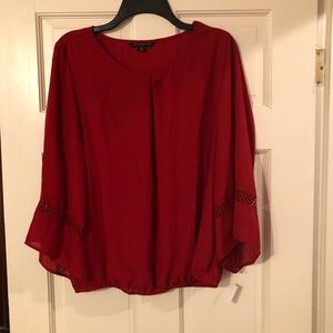 Red Zac & Rachel Blouse (M)